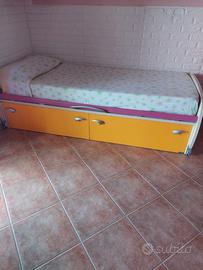 Letto singolo Contenitore Moretti Compact