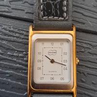 Orologio  Unoaerre placcato oro quadrante 3x2