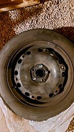 N°4 Cerchi in ferro originali vw  15" per vw polo