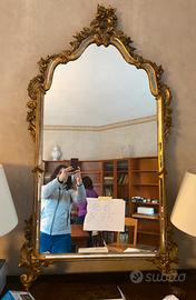 Antica specchiera 1800 con richiami 1700
