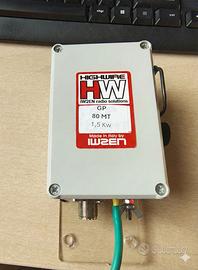 Antenna GP 80 mt. IW2EN 1,5 Kw BalUn con selettore