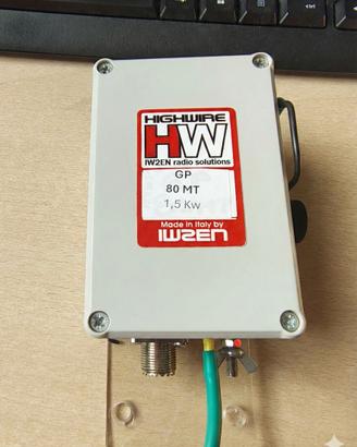 Antenna GP 80 mt. IW2EN 1,5 Kw BalUn con selettore