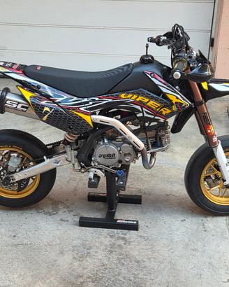 Pit bike Ayrton Viper PRO + svariati accessori
