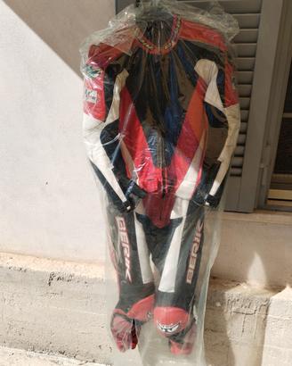 Tuta in pelle berik TG 46