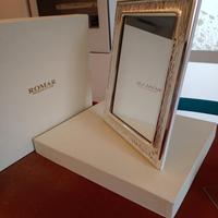 cornice portafoto argento ROMAR 