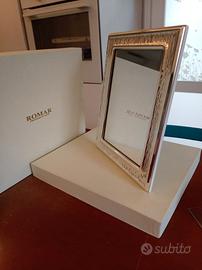 cornice portafoto argento ROMAR 
