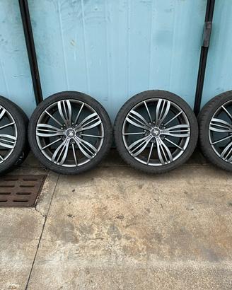 4 cerchi con gomme 235 40 18 + 255 35 18