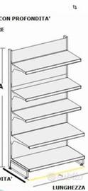 scaffalature per negozio usate