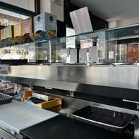 Vetrina refrigerata e vetrina calda