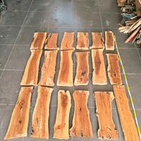 Tavole ulivo tagliati stagionati 