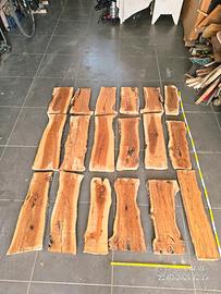 Tavole ulivo tagliati stagionati 