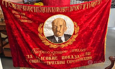 Bandiera  -bannerURSS originale anni 70 in velluto