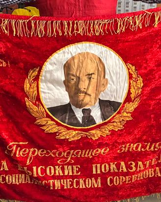 Bandiera  -bannerURSS originale anni 70 in velluto