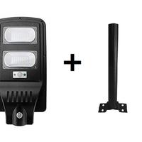 Lampione solare Faro led 60 Watt + staffa da muro