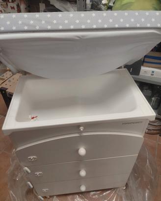 fasciatoio, bagnetto, cassettiera foppapedretti