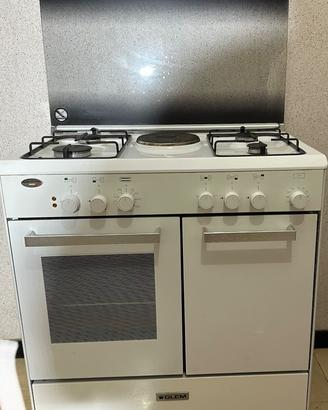 Cucina 4 fuochi, piastra e forno GLEM