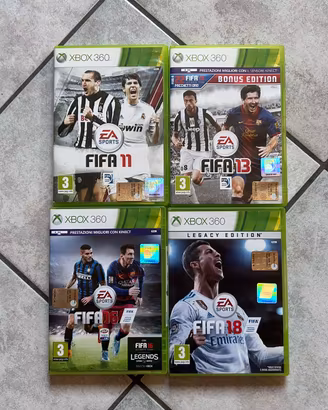 4 Fifa Originali Xbox 360