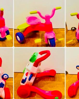 Giochi bambina primi passi e triciclo