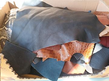 Stock ritagli di pelle