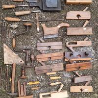 Utensili falegname antichi