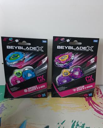Beyblade X Wriggle Kraken & Antler Stag CX line