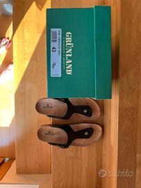 Originali infradito nere nuove Grunland n43