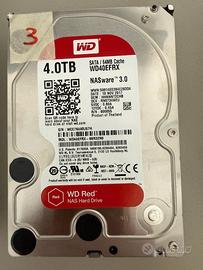 Hard Disk Western Digital RED 4TB WD NAS