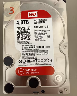 Hard Disk Western Digital RED 4TB WD NAS