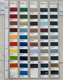 Mazzetta colori carrozzeria Porsche 911 storiche