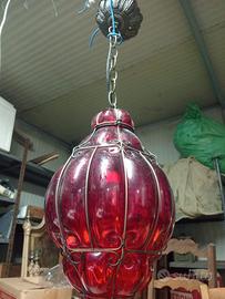 Lanterna Veneziana anni ’50  vetro art. di Murano