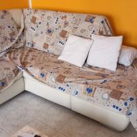 divanoletto con contenitore e poltrona reclinabile