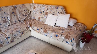 divanoletto con contenitore e poltrona reclinabile