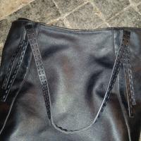 Borsa in pelle nera Pierre cardin