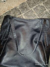 Borsa in pelle nera Pierre cardin