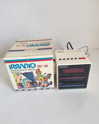 Radiosveglia vintage Irradio RC 58