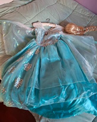 costume carnevale Elsa frozen
