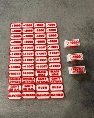 Segnalini Power Bianchi e Rossi Set 48 Token