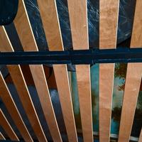 Rete ortopedica doghe in legno matrimoniale.