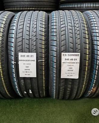 4 gomme 245 40 21 BRIDGESTONE RFT RIF1487