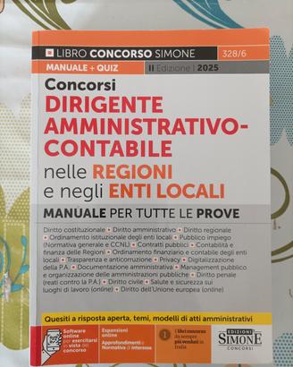 manuale concorsi dirigente amministrativo contabil