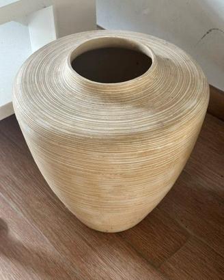 Coppia di vasi decorativi design, h. 40 cm