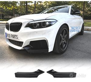 SPLITTER BMW F22 14-21 LOOK M NERO LUCIDO