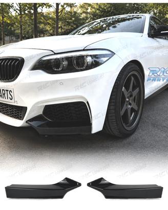 SPLITTER BMW F22 14-21 LOOK M NERO LUCIDO