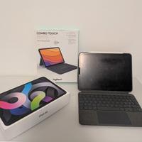 Ipad Air 4 con tastiera Logitech Combo Touch