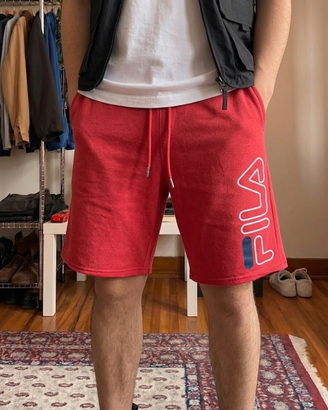 Bermuda pantaloncini Fila rossi uomo - tg M