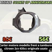 Carter motore freni a tamburo citroen 2cv 435cc