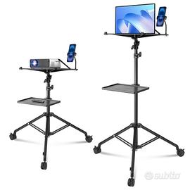 Supporto per Proiettore Laptop Ruote Regolabile