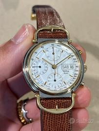 Vetta anni 80 REVISIONATO 7750 oro acciaio