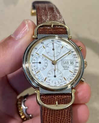 Vetta anni 80 REVISIONATO 7750 oro acciaio