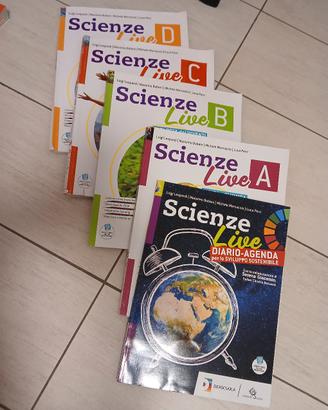 Libro sc.media SCIENZE LIVE (A, B, C, D, Diario Ag